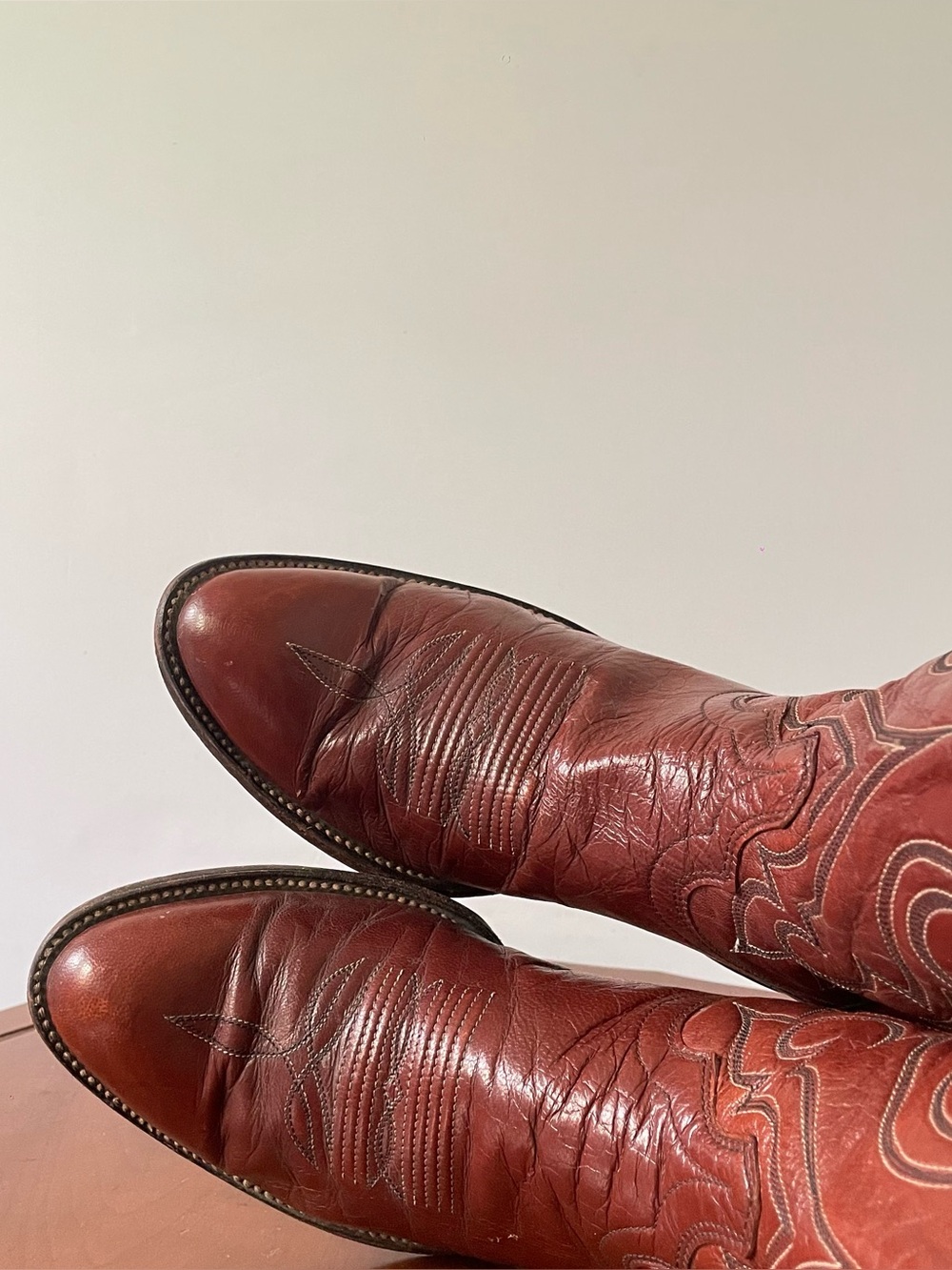 Vintage Dan Post Men’s Embroidered Western Cowboy Boots | US 10 - Picture 5 of 9
